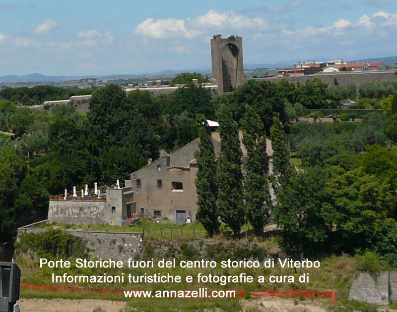 porte di viterbo al di fuori del centro storico della citt