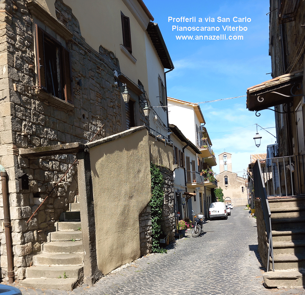 profferli a via san carlo pianoscarano viterbo info e foto anna zelli