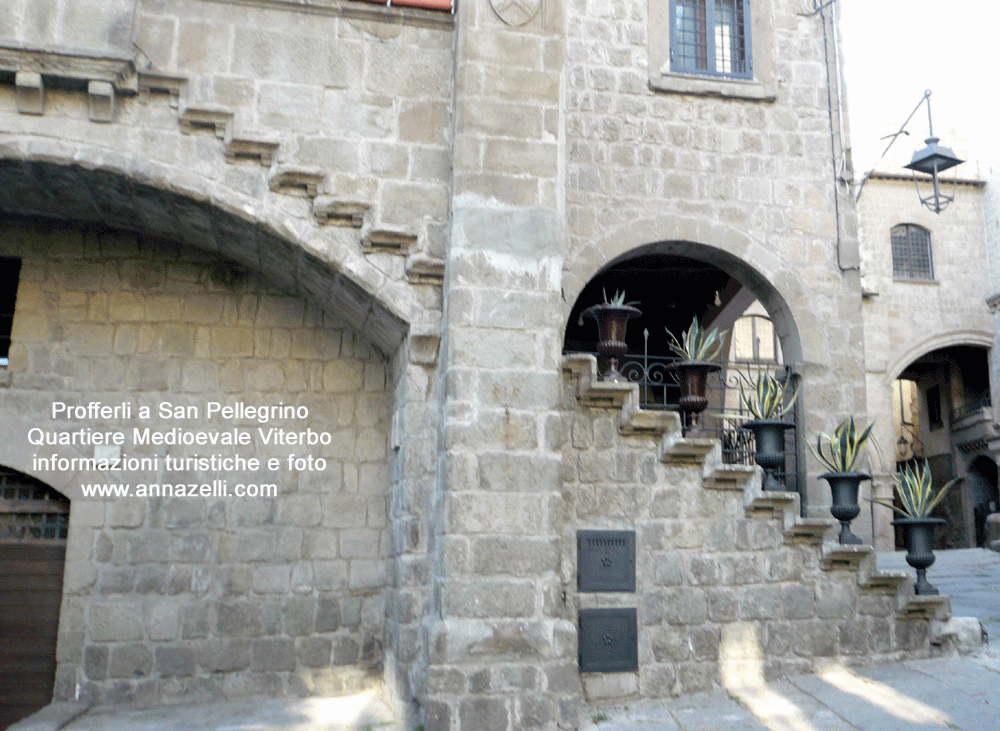 profferli a san pellegrino quartiere medioevale viterbo centro storico info e foto anna zelli