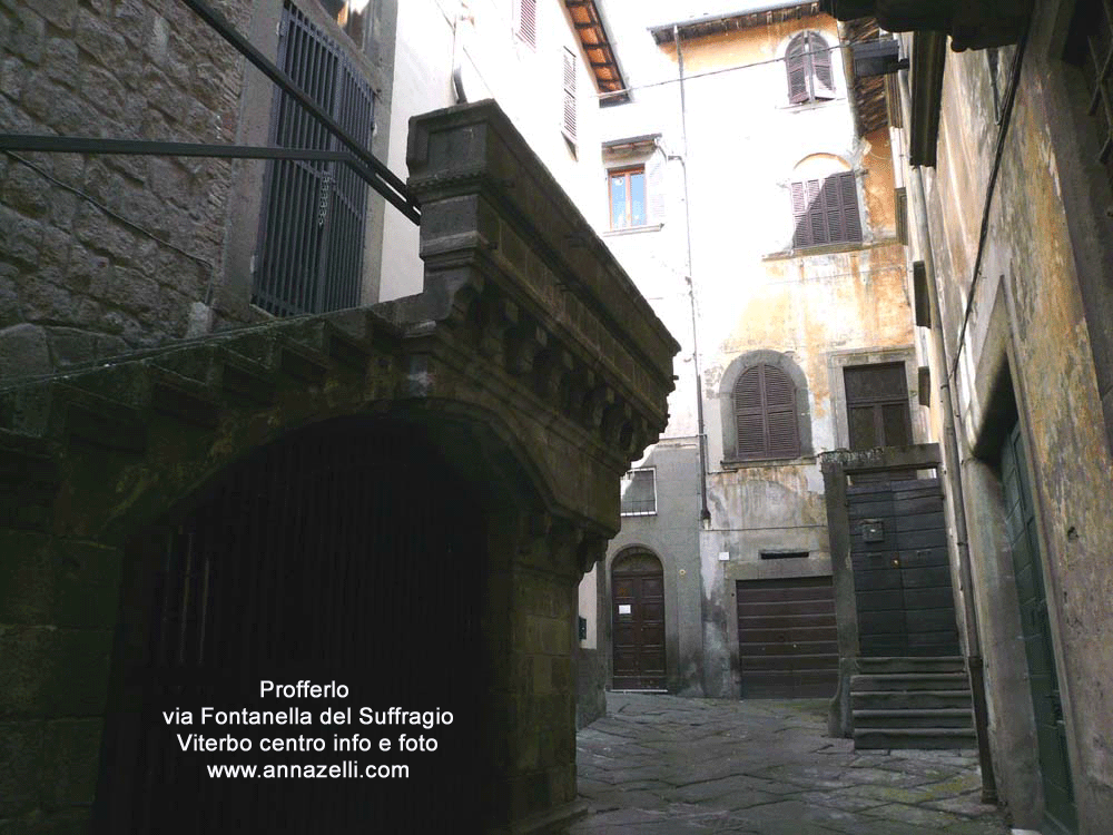 profferlo a via fontanella del suffragio viterbo centro storico info e foto anna zelli