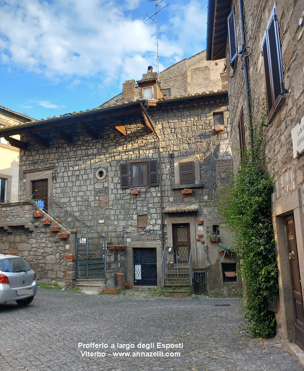 profferlo largo esposti viterbo centro storico info e foto anna zelli