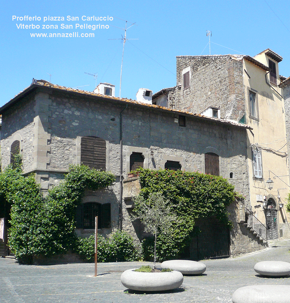 profferlo piazza san carluccio viterbo