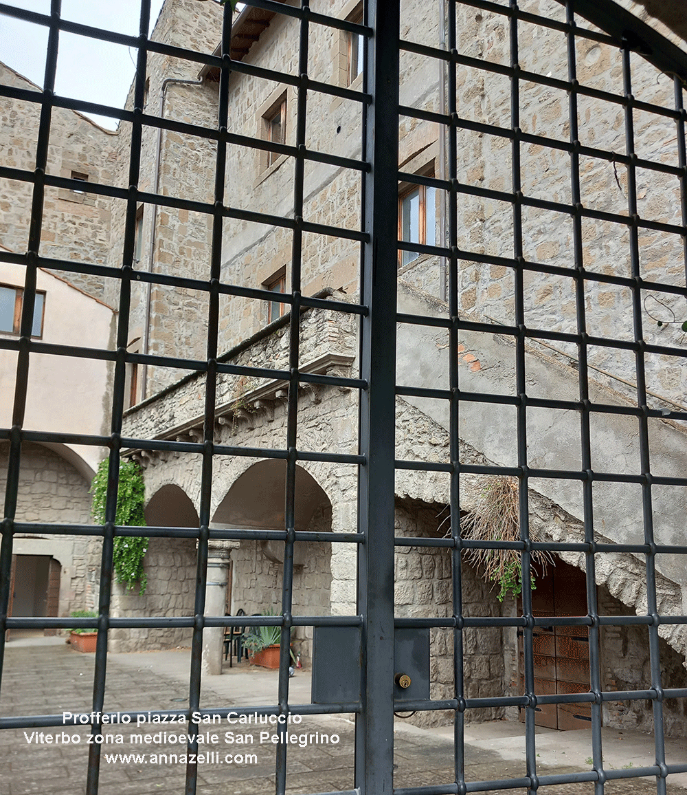 profferlo piazza san carluccio viterbo centro