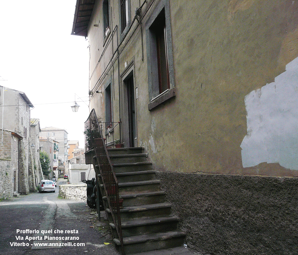 profferlo a via aperta piano scarano viterbo quel che resta