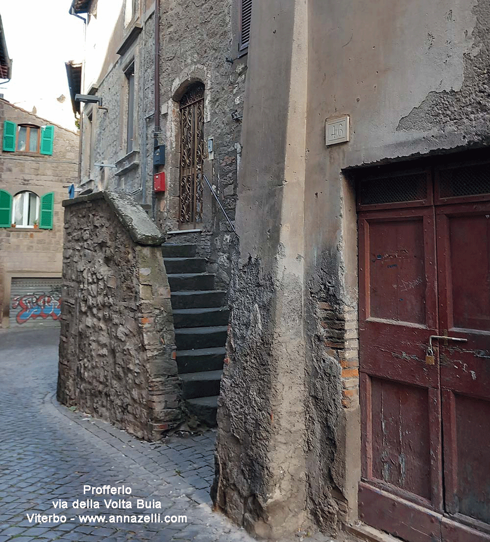 profferlo via della volta buia viterbo centro info e foto anna zelli