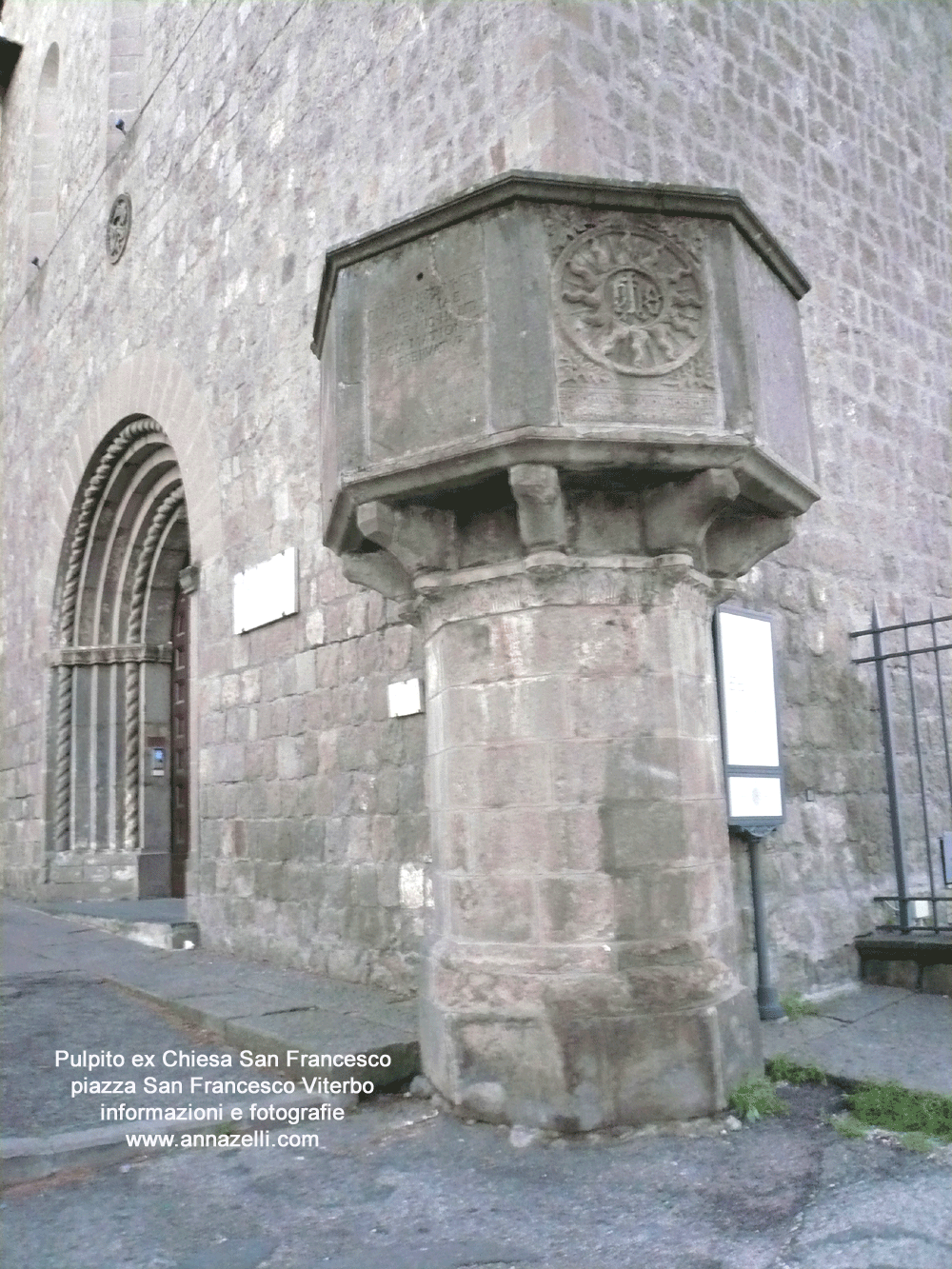 pulpito alla chiesa di san francesco informazioni turistiche e foto anna zelli