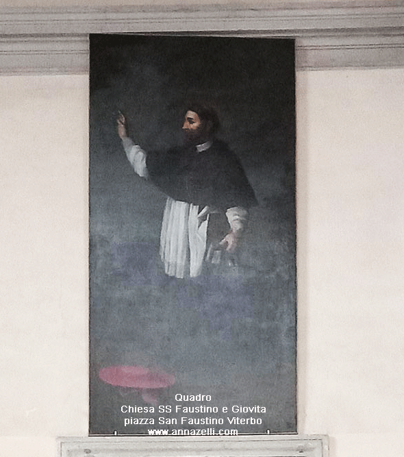 dipinto quadro chiesa ss faustino e giovita piazza san faustino viterbo info e foto anna zelli