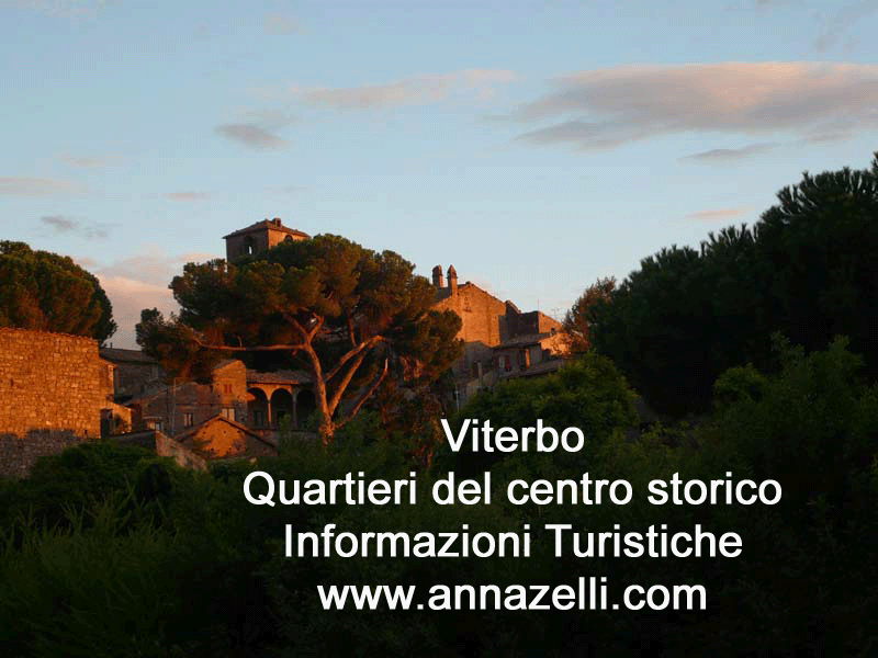 viterbo quartieri centro storico