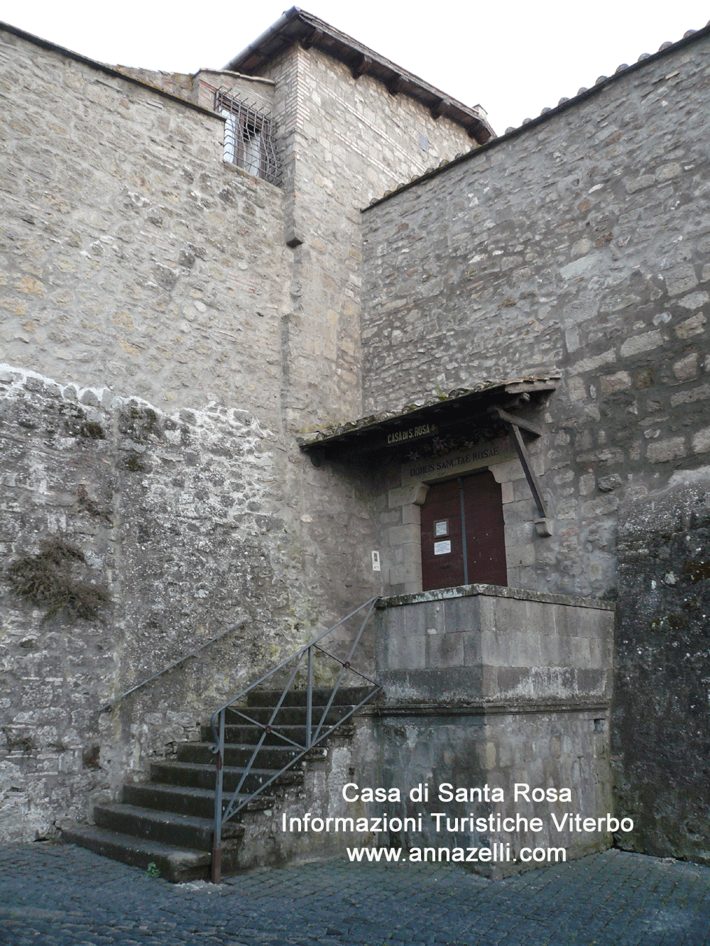 scalinata al museo casa di santa rosa viterbo info e foto anna zelli