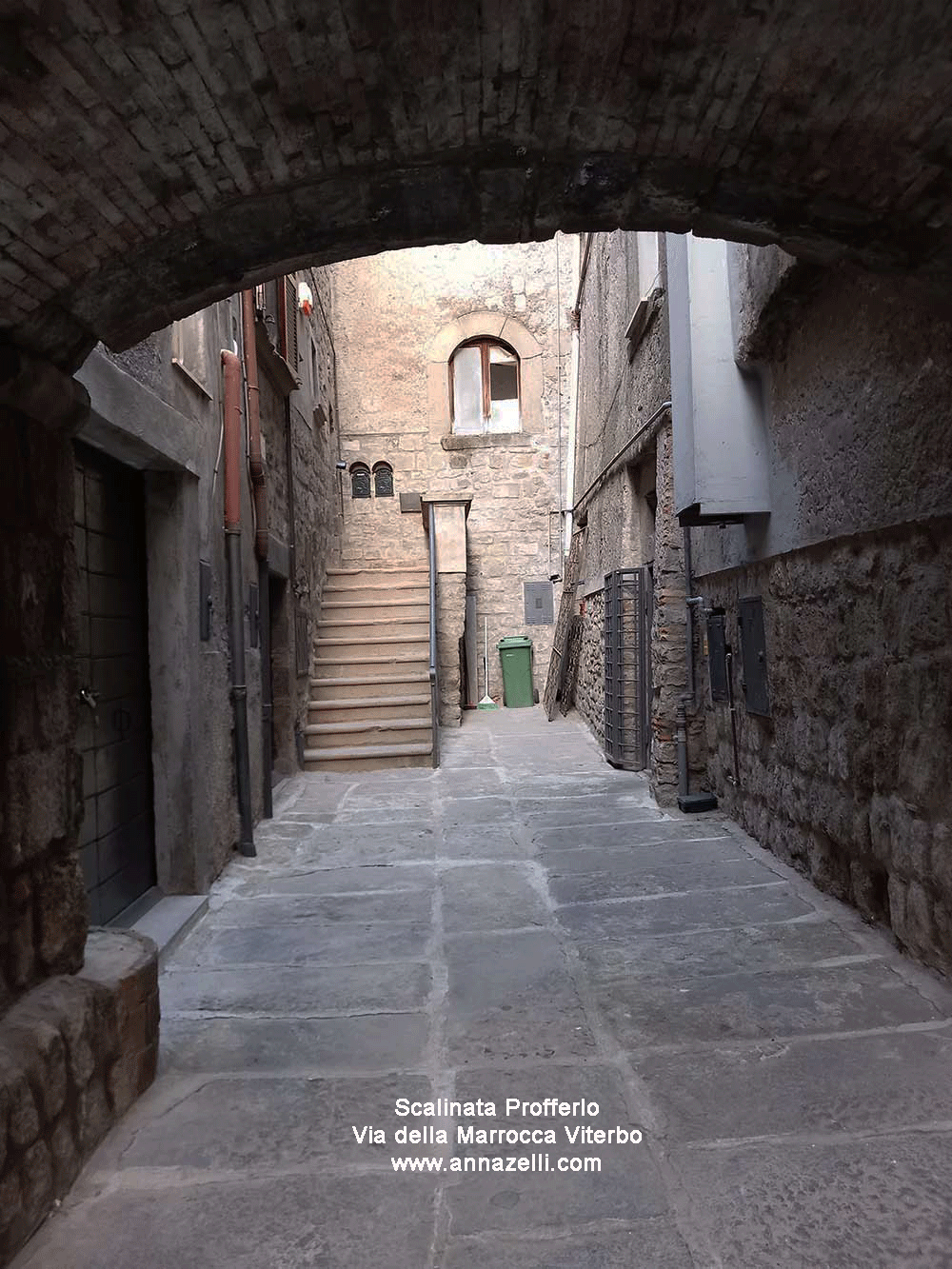 scalinata traversa via senza uscita a via della marrocca viterbo info e foto anna zelli