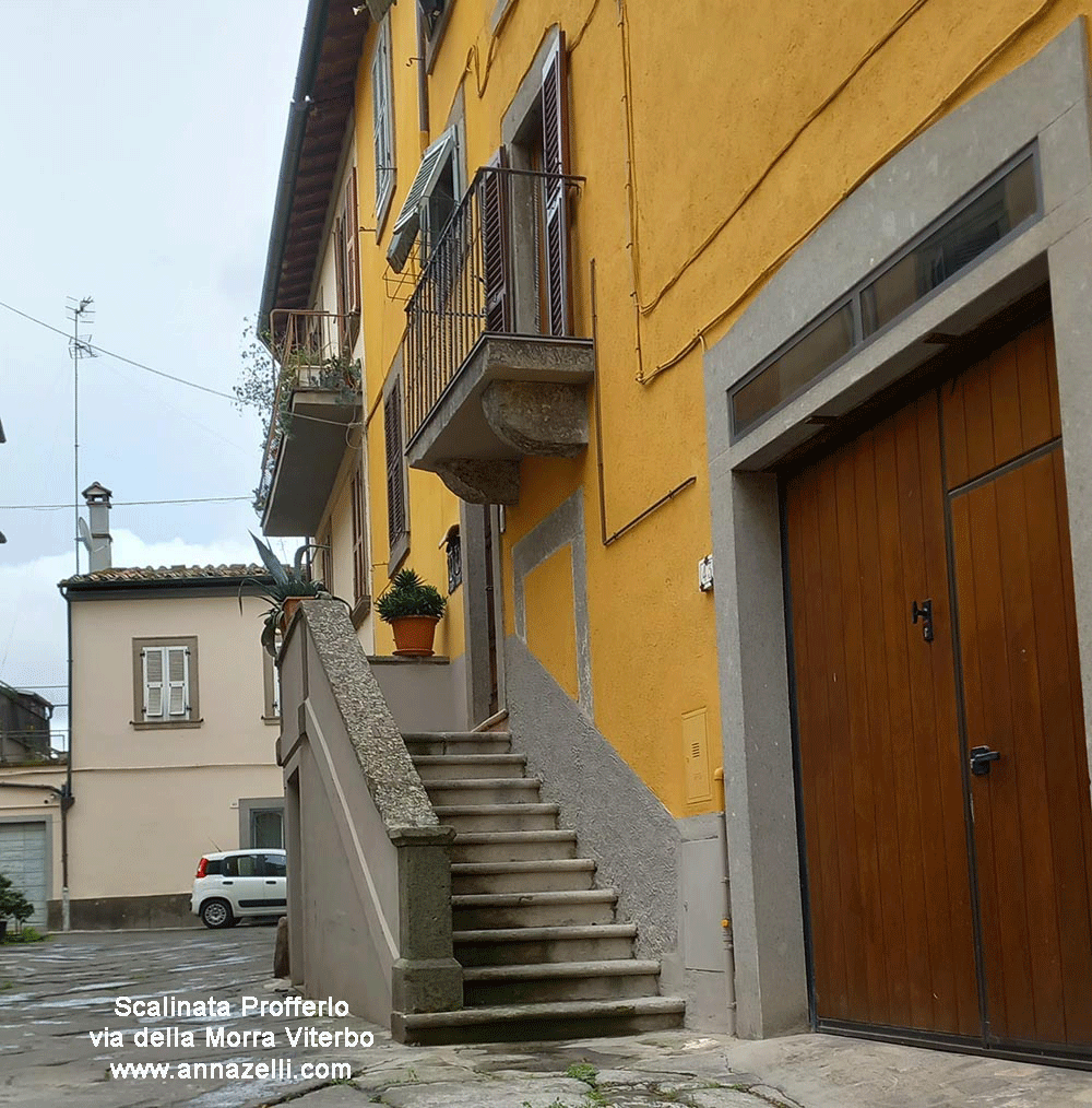 scalinata profferlo via della morra viterbo info e foto anna zelli