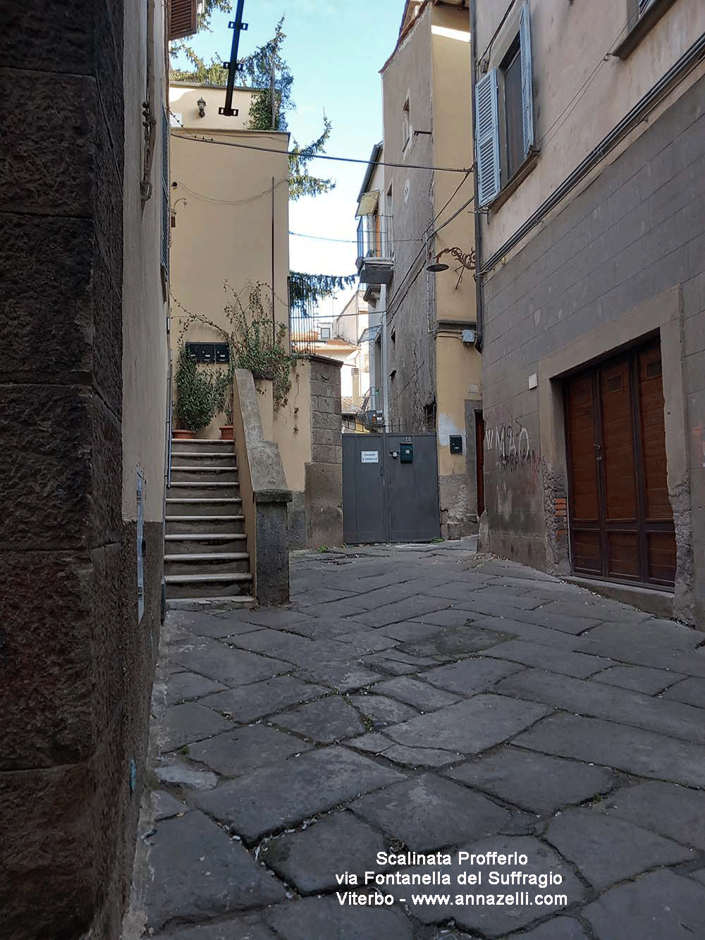 scalinata profferlo via fontanella del suffragio viterbo info e foto anna zelli