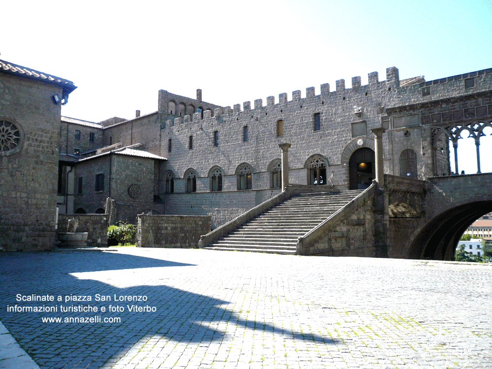 scalinate e gradini a piazza san lorenzo viterbo info e foto anna zelli