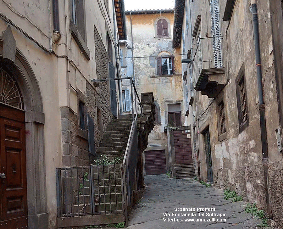 scalinate profferli via fontanella del suffragio viterbo info e foto anna zelli