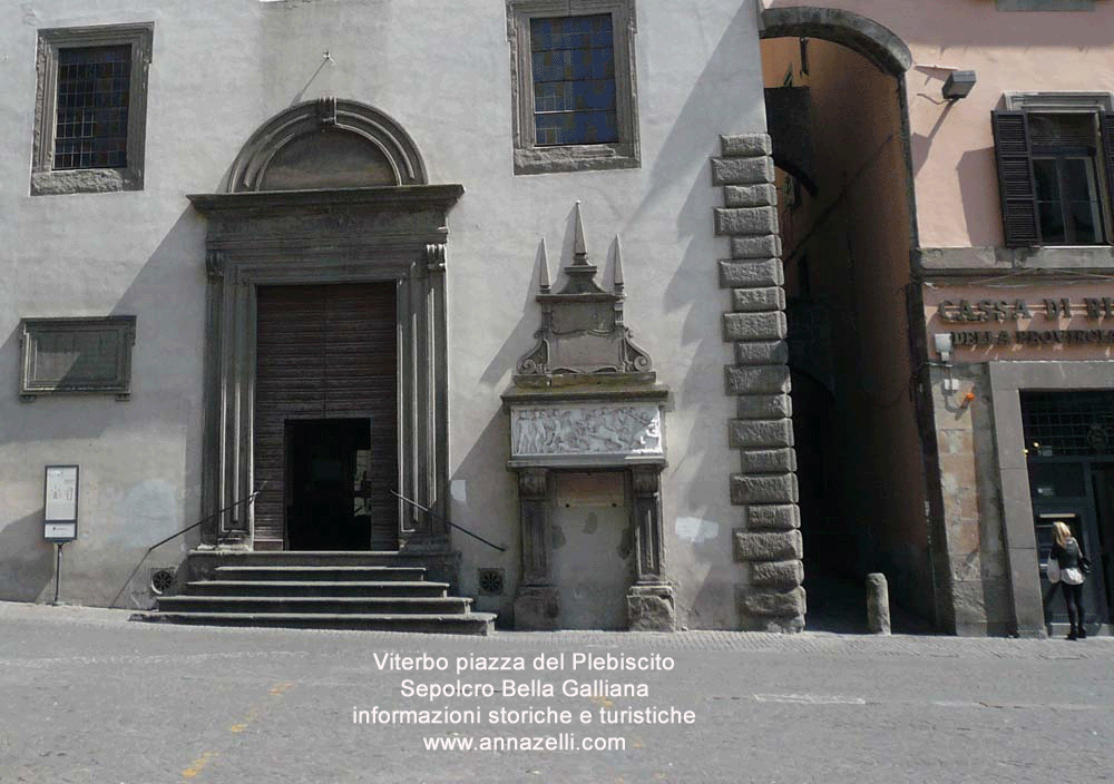 viterbo sepolvro bella galliana facciata chiesa sant'angelo in spatha piazza del plebisicto comune foto anna zelli 001