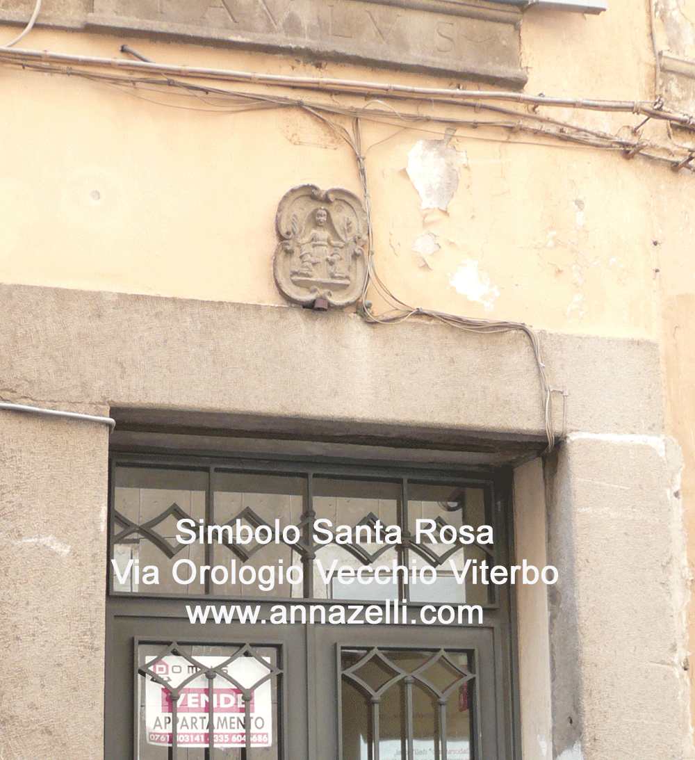 simbolo santa rosa via orologio vecchio