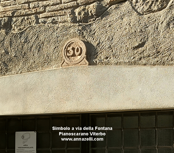 simbolo via della fontana pianoscarano viterbo info e foto anna zelli