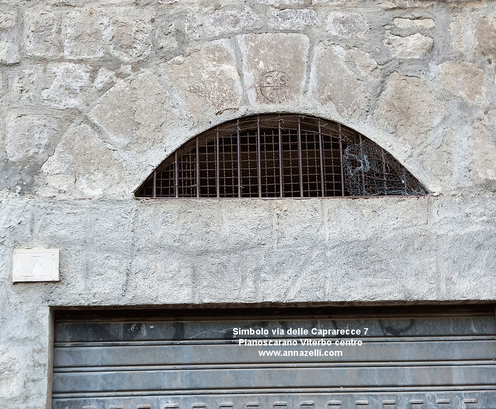 simbolo via delle caprarecce 7 pianoscarano viterbo centro storico