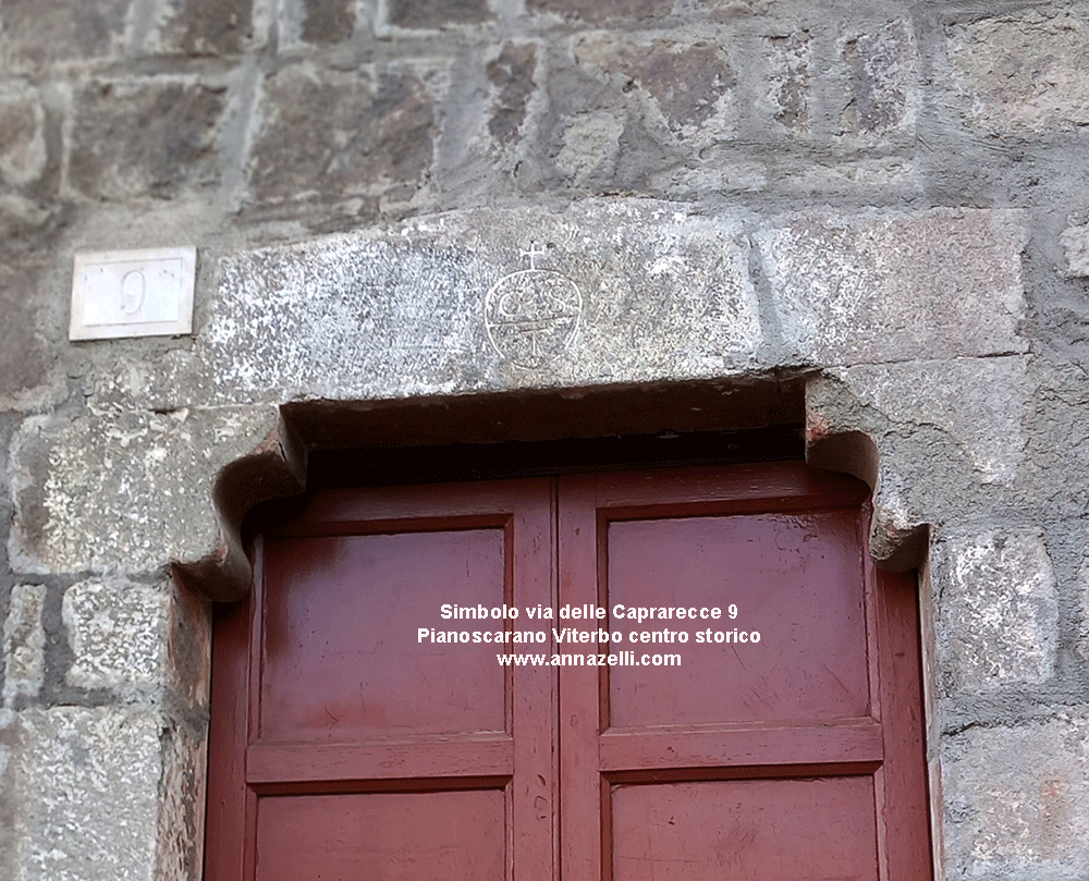 simbolo via delle caprarecce 9 pianoscarano viterbo centro storico