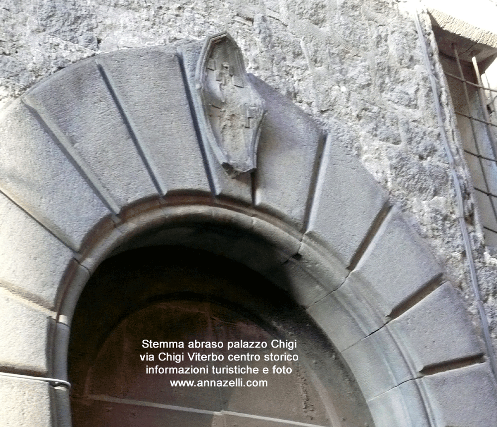 stemma abraso alla torre palazo chigi info e foto anna zelli