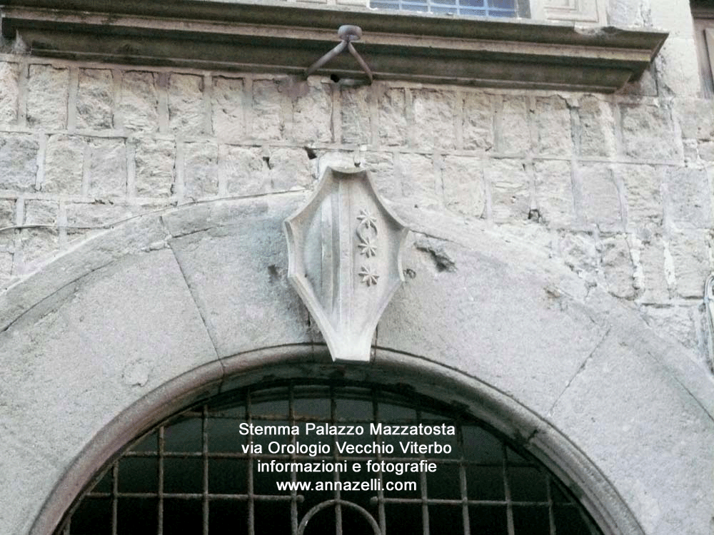 stemma palazzo mazzatosta via orologio vecchio centro storico info e foto anna zelli