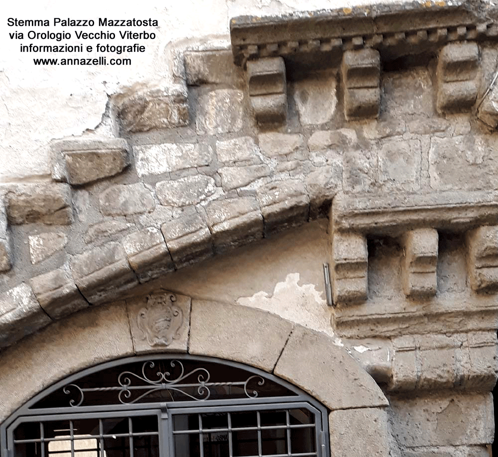 stemmi palazzo mazzatosta via orologio vecchio centro storico info e foto anna zelli