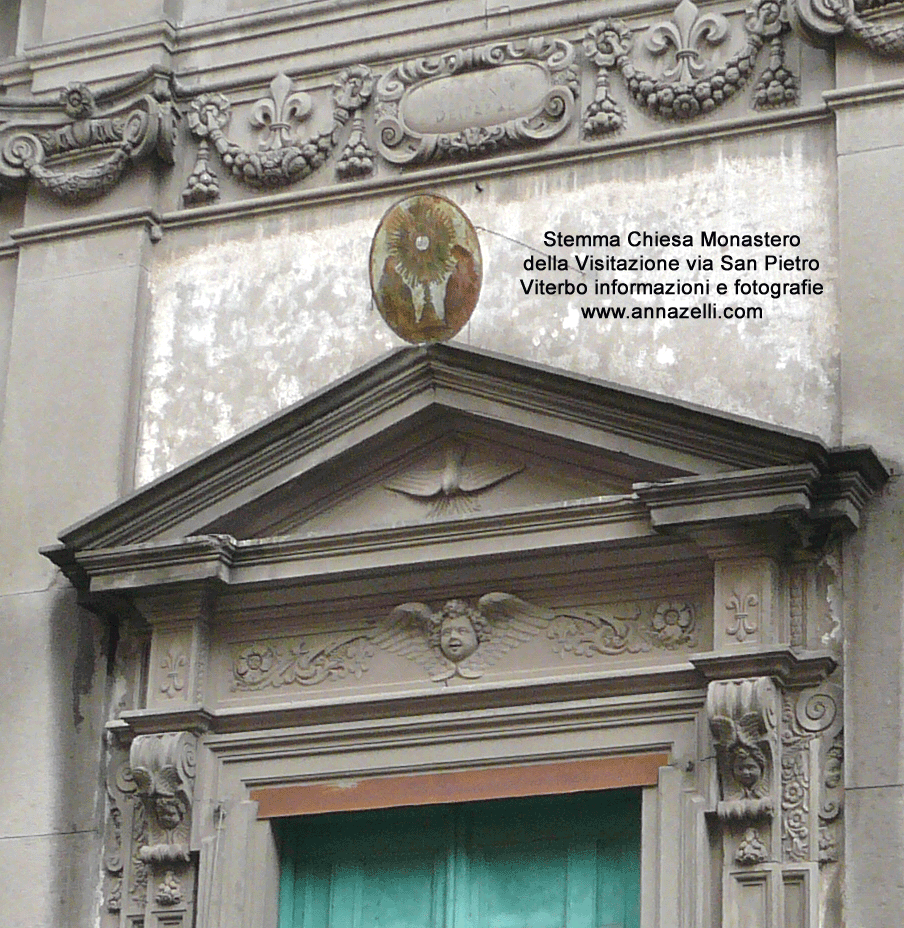 stemma chiesa monastero della visitazione via san pietro Viterbo info e foto anna zelli 1
