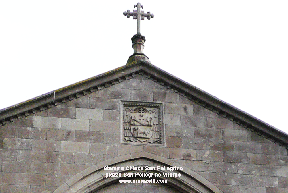 stemma chiesa san pellegrino piazza san pellegrino viterbo info e foto anna zelli