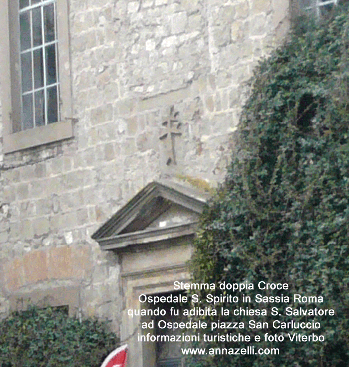 stemma chiesa san salvatore dei molinari piazza san carluccio viterbo info e foto anna zelli