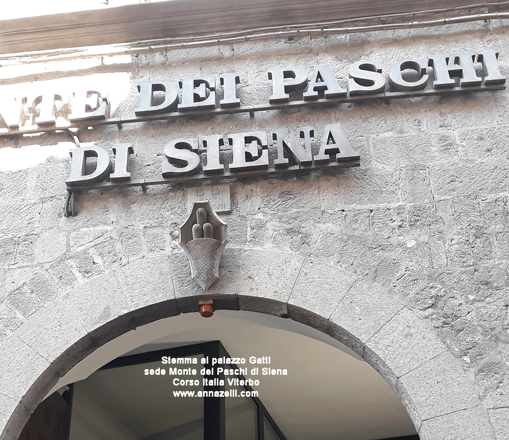 stemma palazzo gatti corso italia viterbo info e foto anna zelli