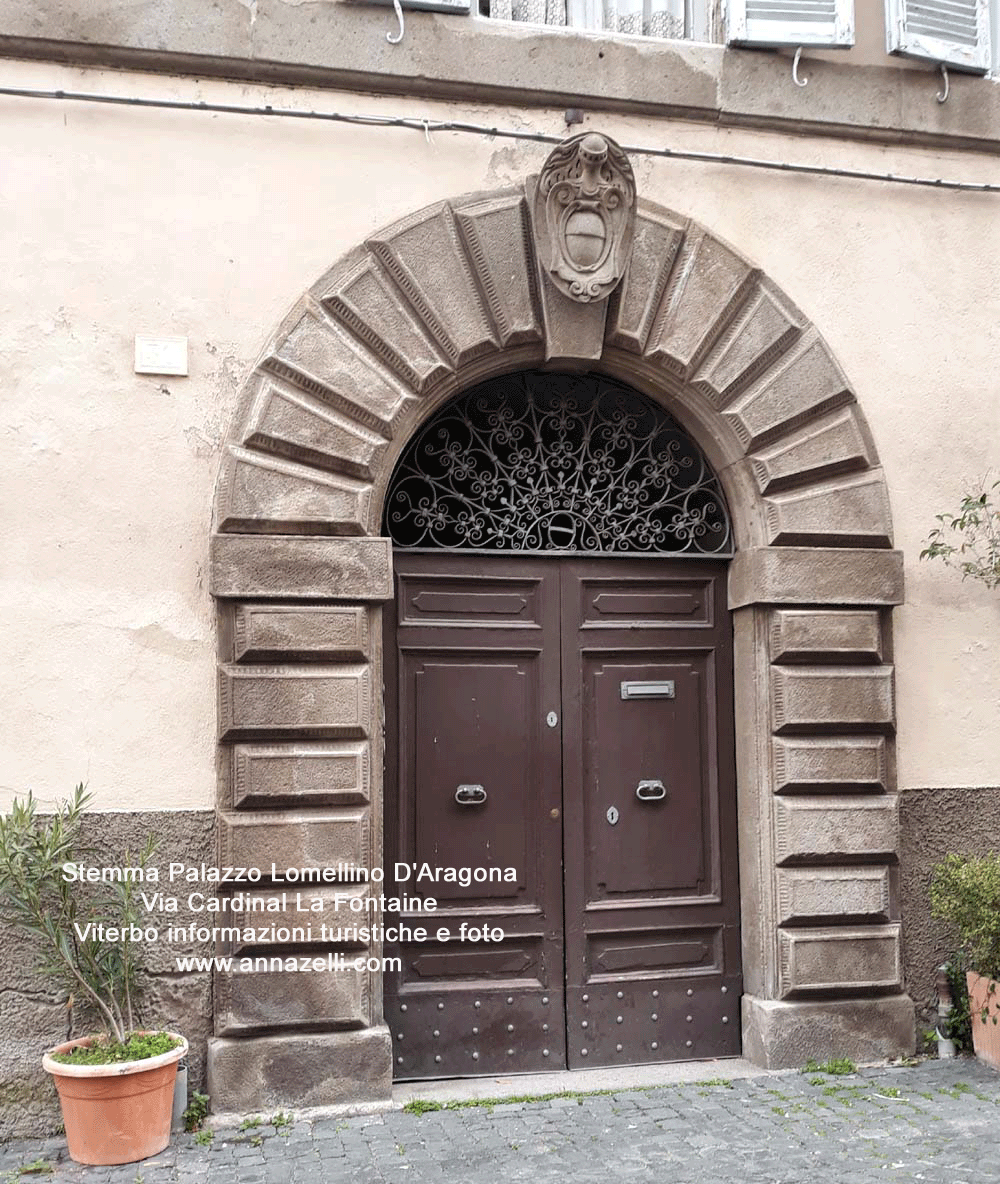 stemma palazzo lomellino d'aragona via cardinal la fontaine info e foto anna zelli