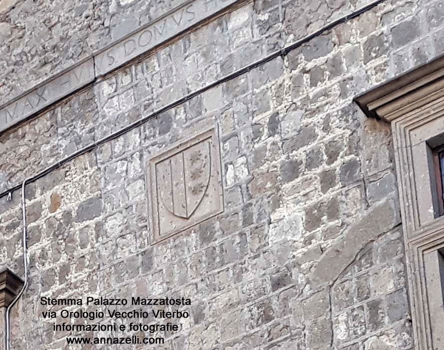 stemma palazzo mazzatosta via orologio vecchio centro storico info e foto anna zelli