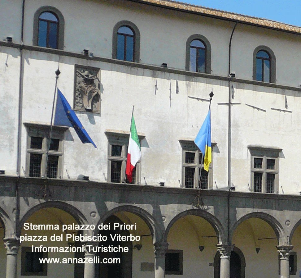 viterbo stemma piazza del plebiscito