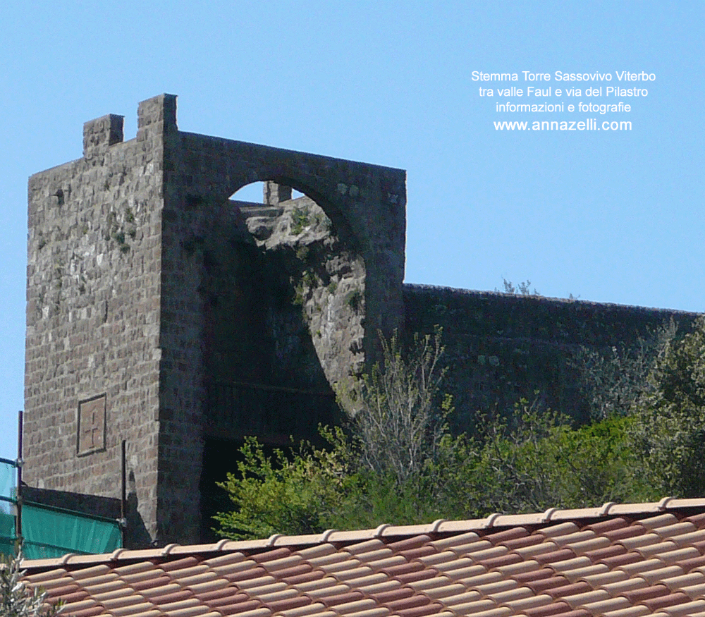 stemma torre sassovivo viterbo valle faul e via del pilastro info e foto anna zelli