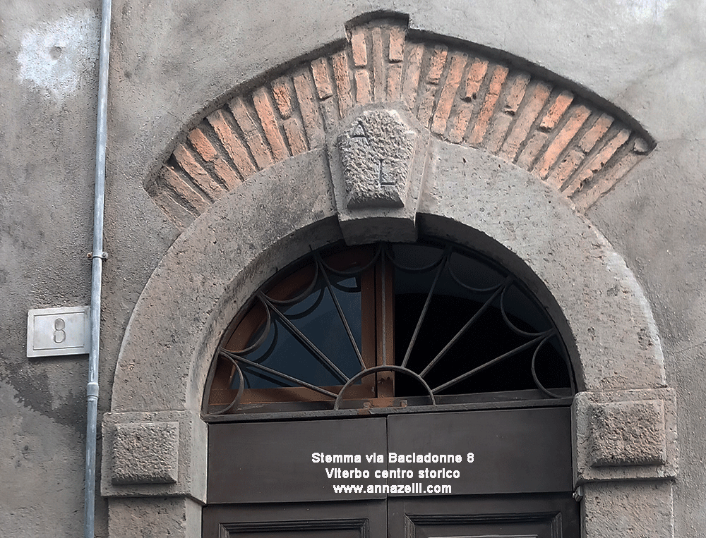 stemma a via baciadonne viterbo info e foto anna zelli