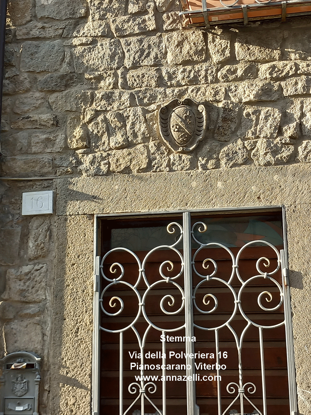 stemma via della polveriera pianoscarano viterbo info e foto anna zelli