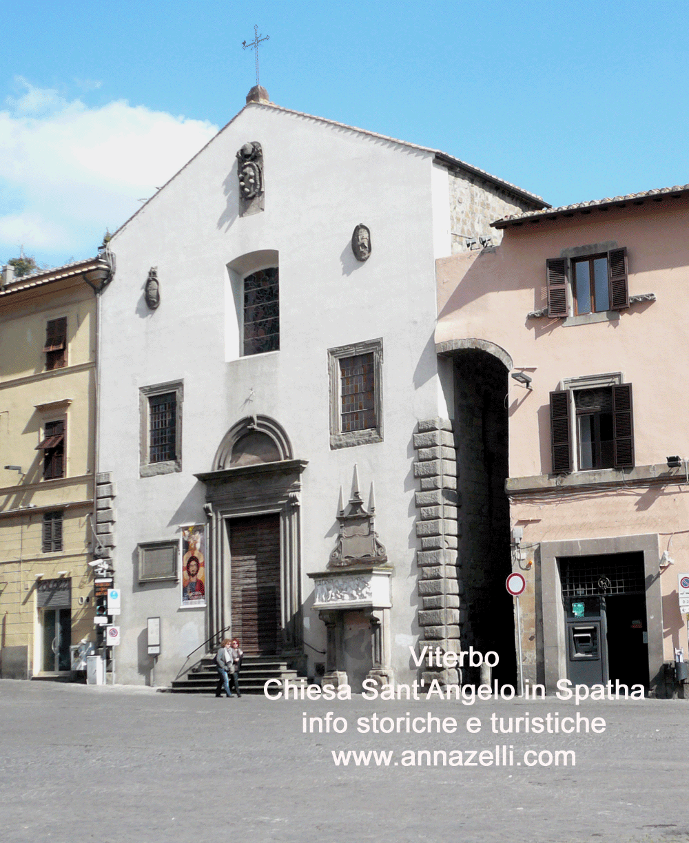 viterbo stemmi chiesa sant'Angelo in spatha piazza del plebisicito comune foto anna zelli 001