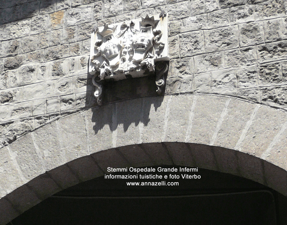 stemmi ospedale grande degli infermi tra via san lorenzo piazza san lorenzo via sant'antonio informazioni e foto