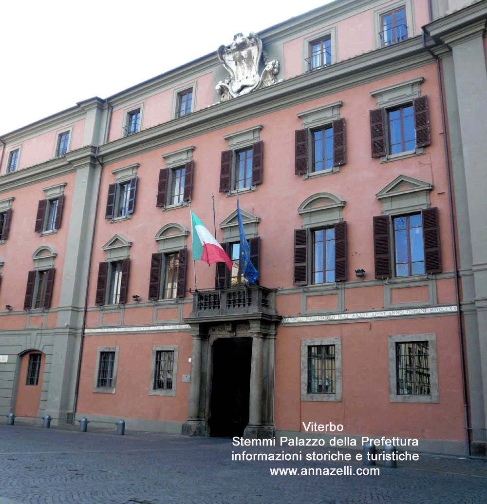 viterbo stemmi palazzo della prefettura piazza del plebisicito comune foto anna zelli 001