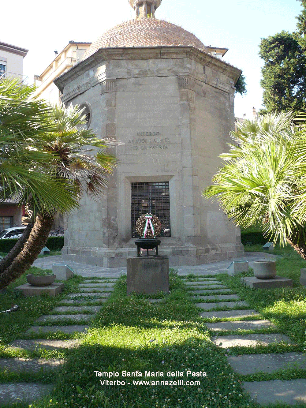 tempio santa maria della peste viterbo info e foto anna zelli