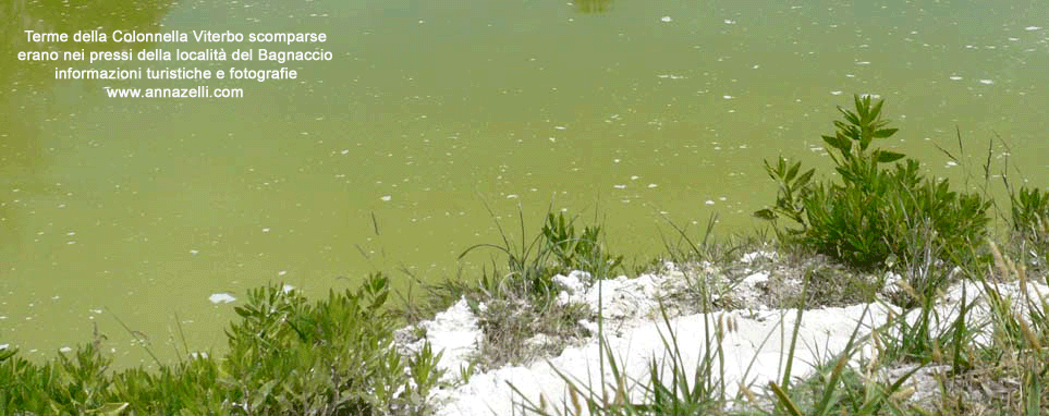 viterbo terme della colonnella zona bagnaccio scomparse