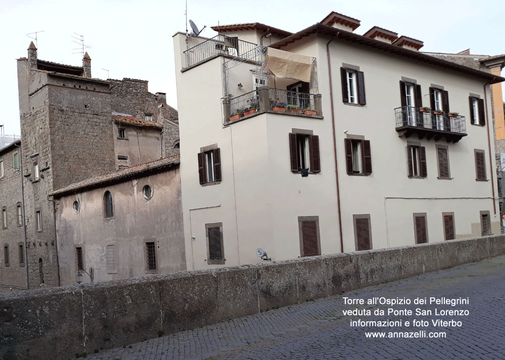 torre all'ospizio dei pellegrini via sant'antonio palazzetto viterbo info e foto anna zelli