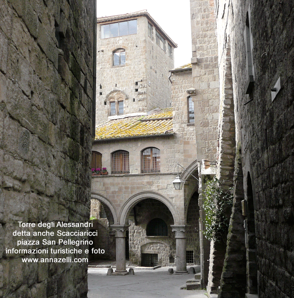 torre degli alessandri viterbo info foto anna zelli