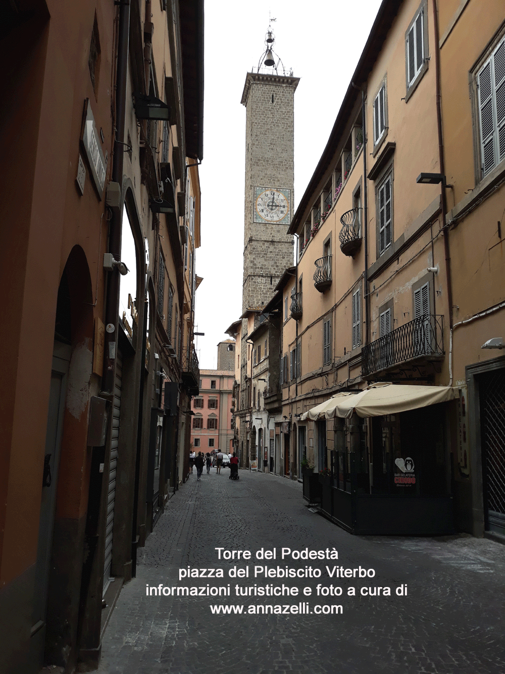 viterbo torre del_podestà veduta da via roma foto anna zelli