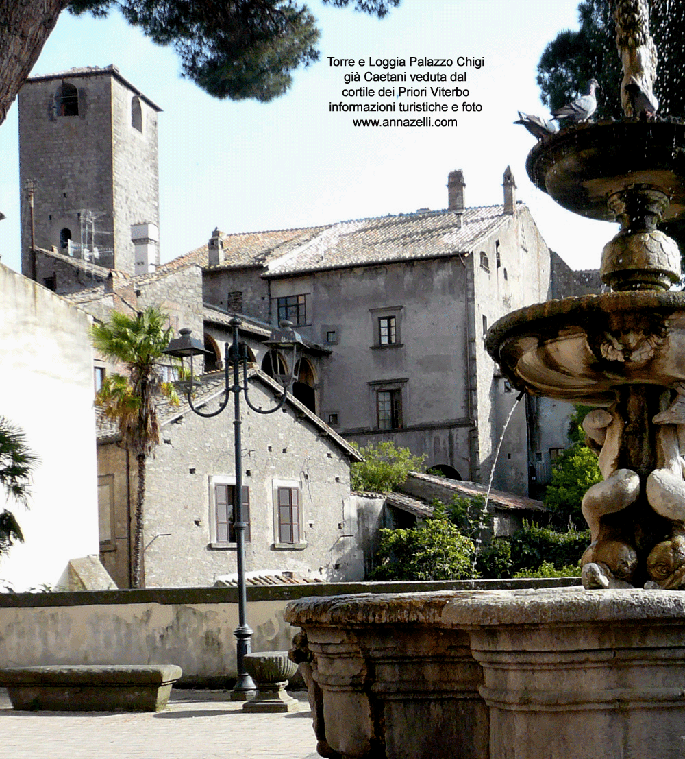 torre loggia e giardino esterno palazzo chigi veduta dal cortile del palazzo dei priori info e foto
