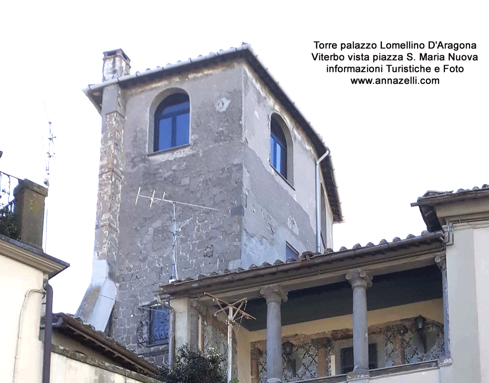 torre palazzo lomellino d'aragona viterbo info e foto anna zelli
