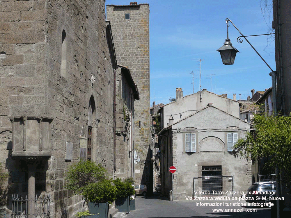 torre zazzera ex almadiani via zazzera viterbo info e foto