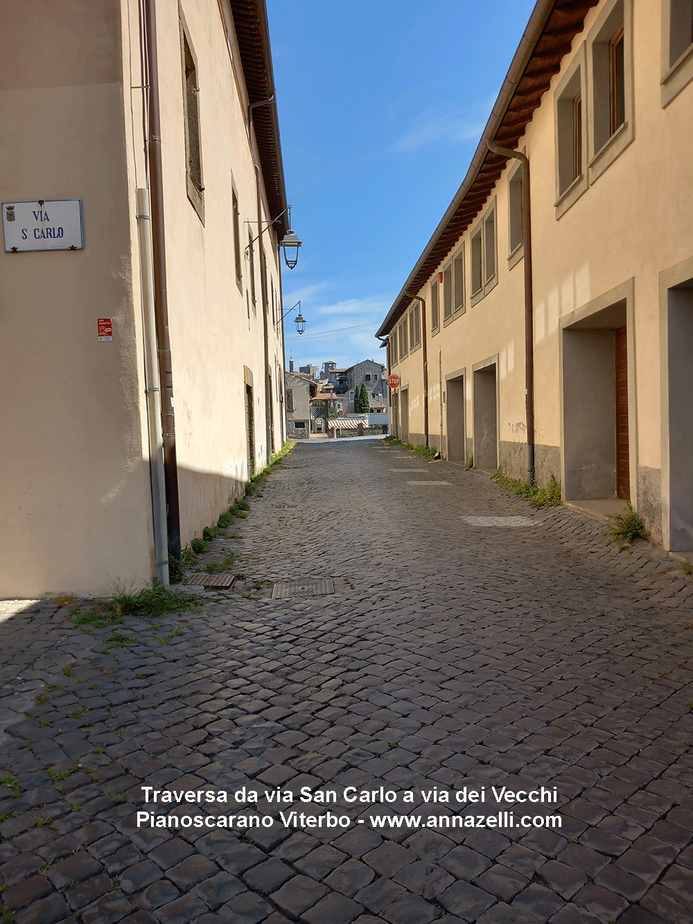 traversa da via san carlo a via dei vecchi pianoscarano viterbo info e foto anna zelli