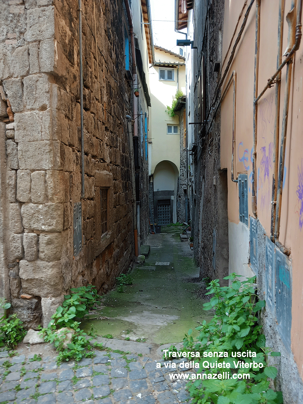 traversa senza uscita via della quiete viterbo centro info e foto anna zelli