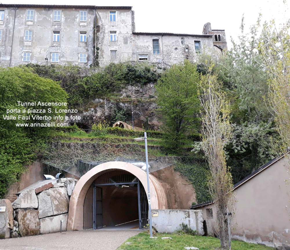 tunnel ascensore san lorenzo viterbo info e foto anna zelli